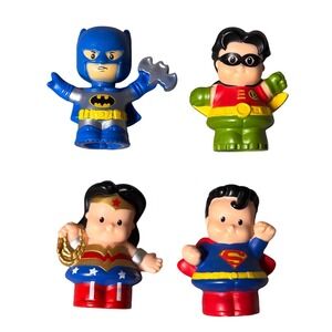 Fisher-Price Little People DC Super Friends Batman Superman Wonder Woman Robin